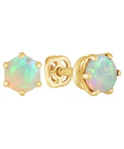 Женские Серьги_Серебро .925_ОПАЛ__2-Лазурит-Онлайн