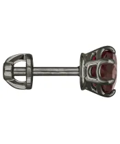 Женские Серьги_Серебро .925_ГРАНАТ__3-Лазурит-Онлайн