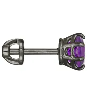 Женские Серьги_Серебро .925_АМЕТИСТ__3-Лазурит-Онлайн