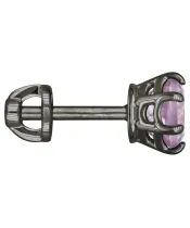 Женские Серьги_Серебро .925_АМЕТИСТ__3-Лазурит-Онлайн