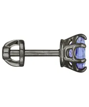 Женские Серьги_Серебро .925_ТАНЗАНИТ__3-Лазурит-Онлайн