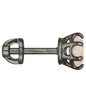 Женские Серьги_Серебро .925_КВАРЦ РОЗОВЫЙ__3-Лазурит-Онлайн