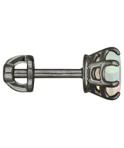 Женские Серьги_Серебро .925_ОПАЛ__3-Лазурит-Онлайн