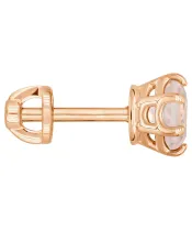 Женские Серьги_Серебро .925_КВАРЦ РОЗОВЫЙ__3-Лазурит-Онлайн