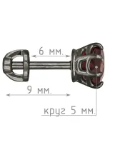 Женские Серьги_Серебро .925_ГРАНАТ__5-Лазурит-Онлайн