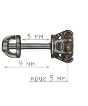 Женские Серьги_Серебро .925_РАУХТОПАЗ__5-Лазурит-Онлайн