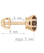 Женские Серьги_Серебро .925_РАУХТОПАЗ__5-Лазурит-Онлайн