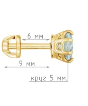 Женские Серьги_Серебро .925_ТОПАЗ__5-Лазурит-Онлайн