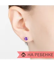 Женские Серьги_Серебро .925_АМЕТИСТ__7-Лазурит-Онлайн