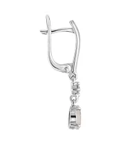 Женские Серьги_Серебро .925_ЛУННЫЙ КАМЕНЬ_Нанокристалл_3-Лазурит-Онлайн