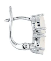 Женские Серьги_Серебро .925_ЛУННЫЙ КАМЕНЬ__3-Лазурит-Онлайн