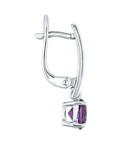 Женские Серьги_Серебро .925_АМЕТИСТ__3-Лазурит-Онлайн