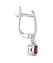 Женские Серьги_Серебро .925_ГРАНАТ__3-Лазурит-Онлайн