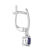 Женские Серьги_Серебро .925_САПФИР__3-Лазурит-Онлайн