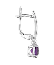 Женские Серьги_Серебро .925_АМЕТИСТ__3-Лазурит-Онлайн