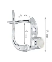 Женские Серьги_Серебро .925_ЛУННЫЙ КАМЕНЬ__4-Лазурит-Онлайн