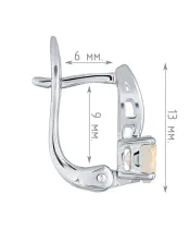 Женские Серьги_Серебро .925_ЛУННЫЙ КАМЕНЬ__4-Лазурит-Онлайн