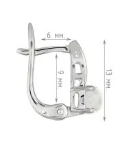 Женские Серьги_Серебро .925_ЛУННЫЙ КАМЕНЬ__4-Лазурит-Онлайн