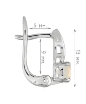 Женские Серьги_Серебро .925_ЛУННЫЙ КАМЕНЬ__4-Лазурит-Онлайн