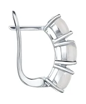 Женские Серьги_Серебро .925_ЛУННЫЙ КАМЕНЬ__3-Лазурит-Онлайн