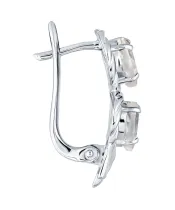 Женские Серьги_Серебро .925_ЛУННЫЙ КАМЕНЬ__3-Лазурит-Онлайн