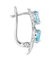 Женские Серьги_Серебро .925_ТОПАЗ__3-Лазурит-Онлайн