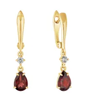 Женские Серьги_Серебро .925_ГРАНАТ_Нанокристалл_2-Лазурит-Онлайн