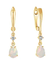 Женские Серьги_Серебро .925_ОПАЛ_Нанокристалл_2-Лазурит-Онлайн