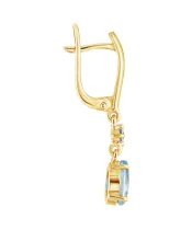 Женские Серьги_Серебро .925_ТОПАЗ_Нанокристалл_3-Лазурит-Онлайн