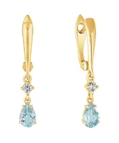 Женские Серьги_Серебро .925_ТОПАЗ_Нанокристалл_2-Лазурит-Онлайн