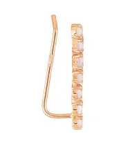 Женские Серьги_Серебро .925_КВАРЦ РОЗОВЫЙ__3-Лазурит-Онлайн