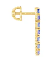 Женские Серьги_Серебро .925_ТАНЗАНИТ__3-Лазурит-Онлайн