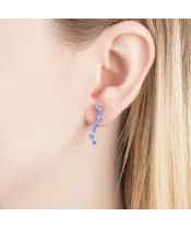 Женские Серьги_Серебро .925_ТАНЗАНИТ__5-Лазурит-Онлайн