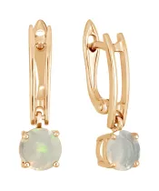 Женские Серьги_Серебро .925_ОПАЛ__2-Лазурит-Онлайн