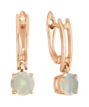 Женские Серьги_Серебро .925_ОПАЛ__2-Лазурит-Онлайн