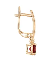 Женские Серьги_Серебро .925_ГРАНАТ__3-Лазурит-Онлайн