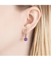 Женские Серьги_Серебро .925_АМЕТИСТ__5-Лазурит-Онлайн