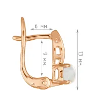 Женские Серьги_Серебро .925_ЛУННЫЙ КАМЕНЬ__4-Лазурит-Онлайн