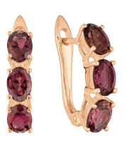 Женские Серьги_Серебро .925_ТУРМАЛИН__2-Лазурит-Онлайн