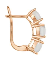 Женские Серьги_Серебро .925_ЛУННЫЙ КАМЕНЬ__3-Лазурит-Онлайн