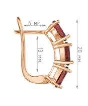 Женские Серьги_Серебро .925_ТУРМАЛИН__4-Лазурит-Онлайн
