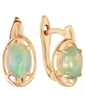 Женские Серьги_Серебро .925_ОПАЛ__2-Лазурит-Онлайн