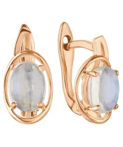 Женские Серьги_Серебро .925_ЛУННЫЙ КАМЕНЬ__2-Лазурит-Онлайн