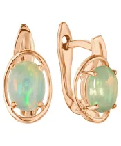 Женские Серьги_Серебро .925_ОПАЛ__2-Лазурит-Онлайн