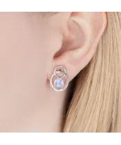 Женские Серьги_Серебро .925_ЛУННЫЙ КАМЕНЬ__5-Лазурит-Онлайн