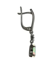 Женские Серьги_Серебро .925_ОПАЛ_Нанокристалл_3-Лазурит-Онлайн