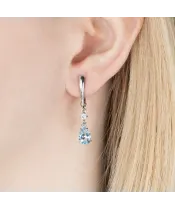 Женские Серьги_Серебро .925_ТОПАЗ_Нанокристалл_5-Лазурит-Онлайн