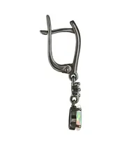 Женские Серьги_Серебро .925_ОПАЛ_Нанокристалл_3-Лазурит-Онлайн