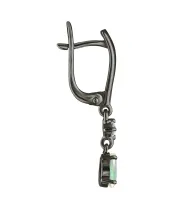 Женские Серьги_Серебро .925_ОПАЛ_Нанокристалл_3-Лазурит-Онлайн