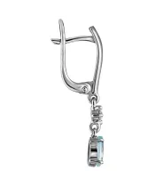 Женские Серьги_Серебро .925_ТОПАЗ_Нанокристалл_3-Лазурит-Онлайн